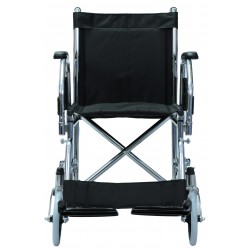 Silla de Ruedas de Transporte Reposa Brazos y Pies Desmontables