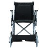 Silla de Ruedas de Transporte Reposa Brazos y Pies Desmontables