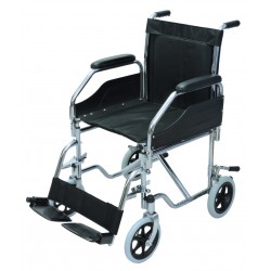Silla de Ruedas de Transporte Reposa Brazos y Pies Desmontables