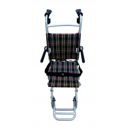Silla de Ruedas de Transporte Plegable en Aluminio