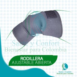 Rodillera Universal en neopreno ajustable en velcro