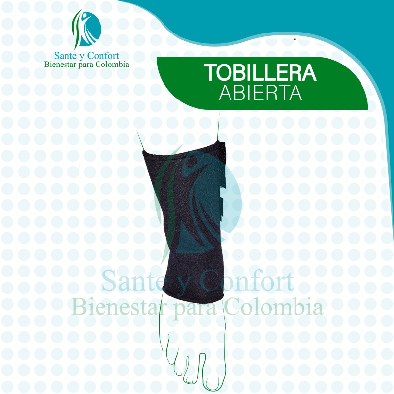 Tobillera abierta