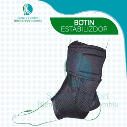 Ortesis tobillera con estabilizadores laterales, tobillera estabilizadora
