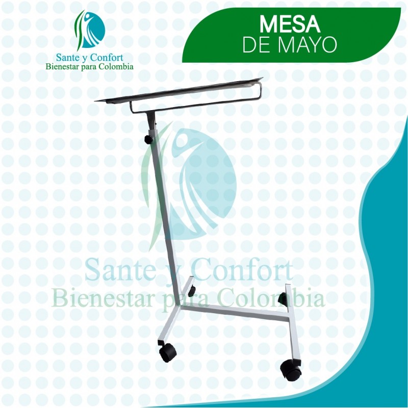Mesa Mayo Acero Inox 304 Ajustable | Sante y Confort