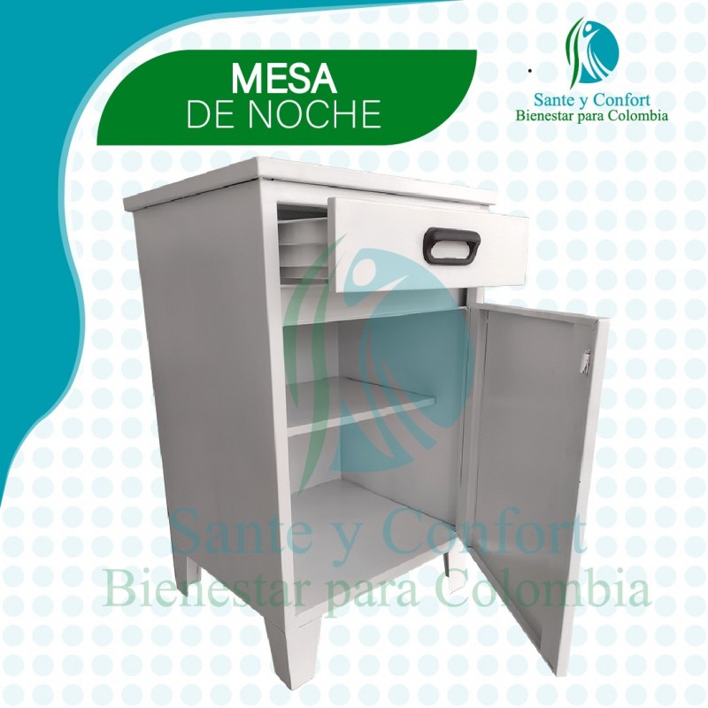 Mesa De Noche Metalica