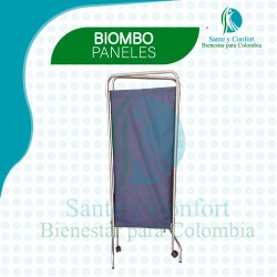 Biombo en Acero Inoxidable de 3 Cuerpos