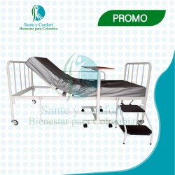 Cama Hospitalaria Económica Con Colchón