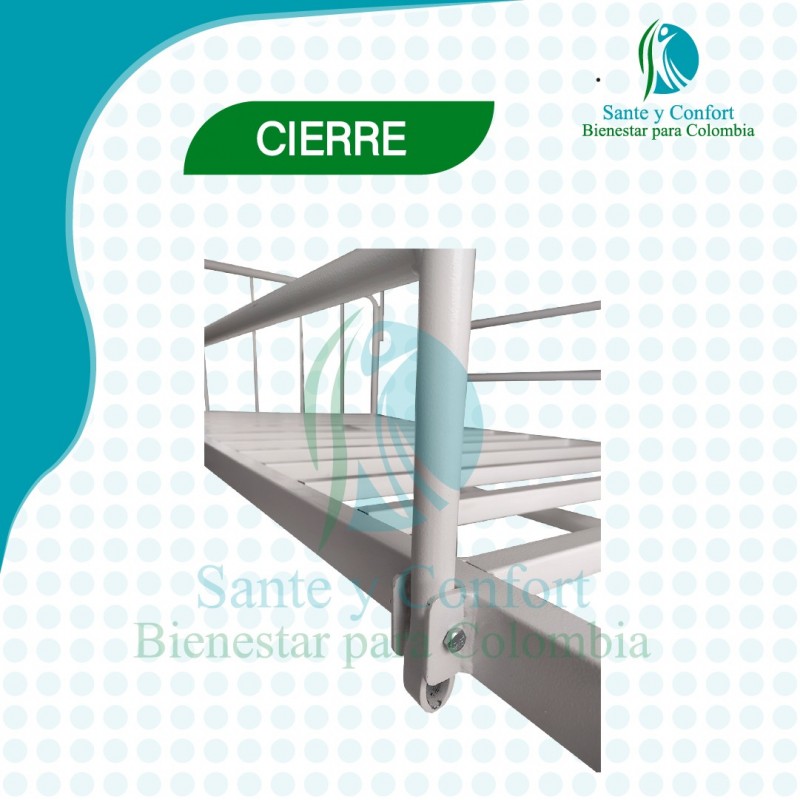 Cama Hospitalaria Económica Con Colchón
