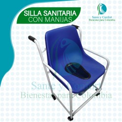 SILLA AYUDA SANITARIA CON ESPALDAR
