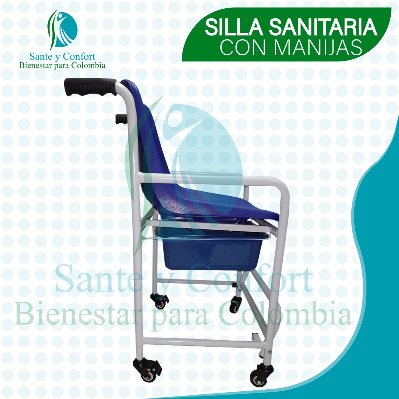 SILLA AYUDA SANITARIA CON ESPALDAR