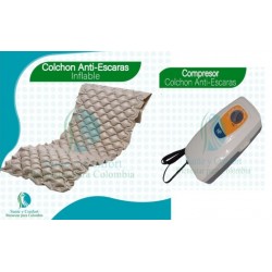 COLCHONETA ANTIESCARAS CON COMPRESOR