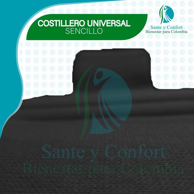 COSTILLERA SENCILLA UNIVERSAL NEGRO