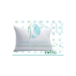 almohada siliconada con forro y cremallera 70x50