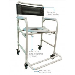 Silla Elevador Sanitaria con Ruedas - Silla baño