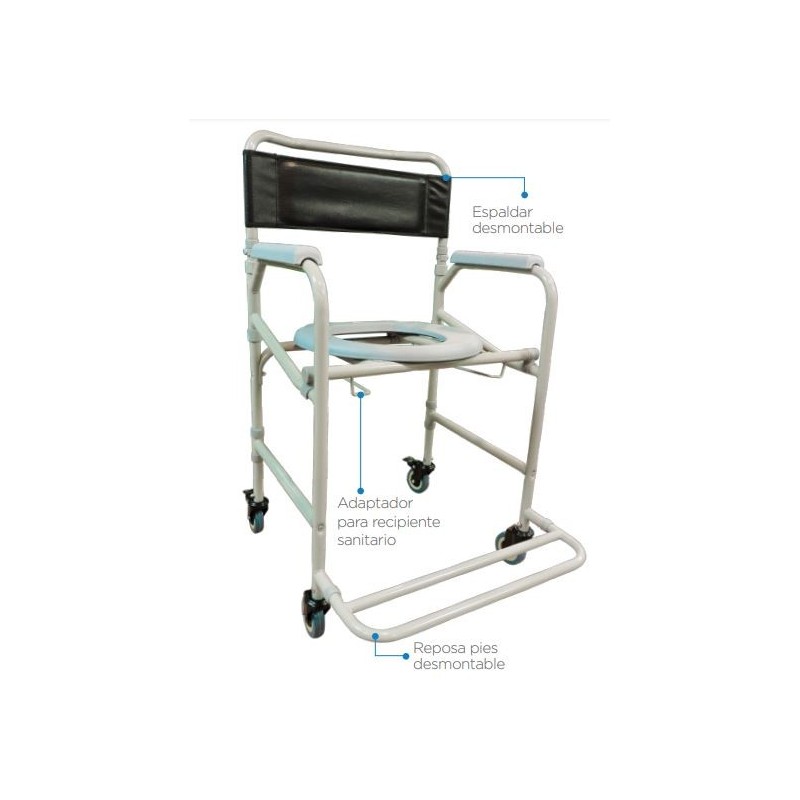 Silla Elevador Sanitaria con Ruedas - Silla baño
