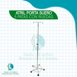ATRIL PORTASUERO PINTADO Y  CROMADO