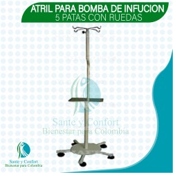 ATRIL PARA BOMBA DE INFUSIÓN PINTADO