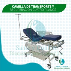 CAMILLA DE TRANSPORTE Y RECUPERACIÓN ELÉCTRICA DE CUATRO PLANOS
