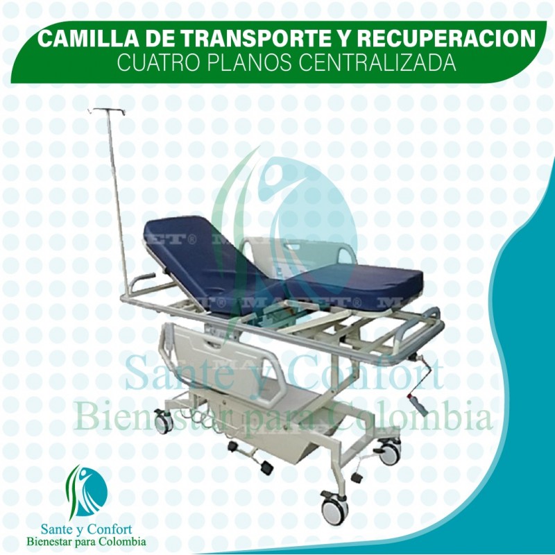 CAMILLA DE TRANSPORTE Y RECUPERACIÓN ELÉCTRICA DE CUATRO PLANOS, CENTRALIZADA