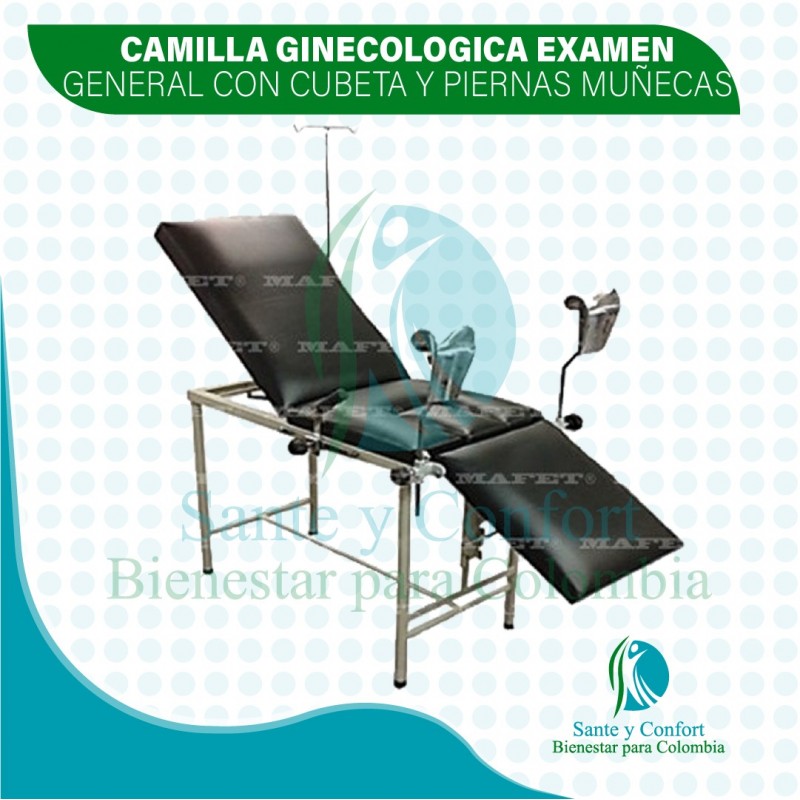 Camilla Ginecológica con Accesorios | Sante y Confort
