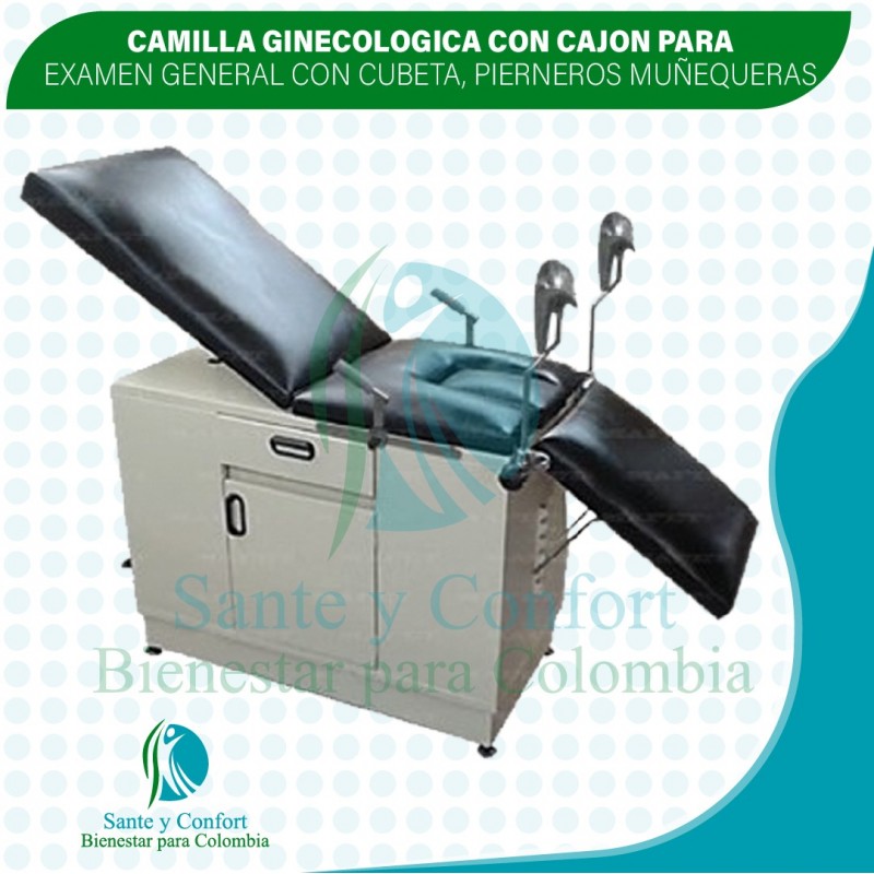 camilla-ginecologica-examen-general-accesorios-completos