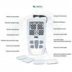 Tens Electroestimulador digital EMS - MASAJE