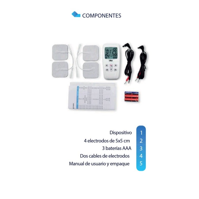 Tens Electroestimulador digital EMS - MASAJE
