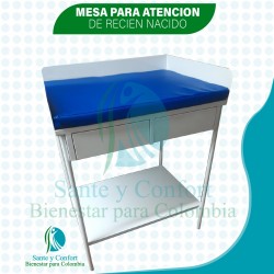 mesa atención recién nacido