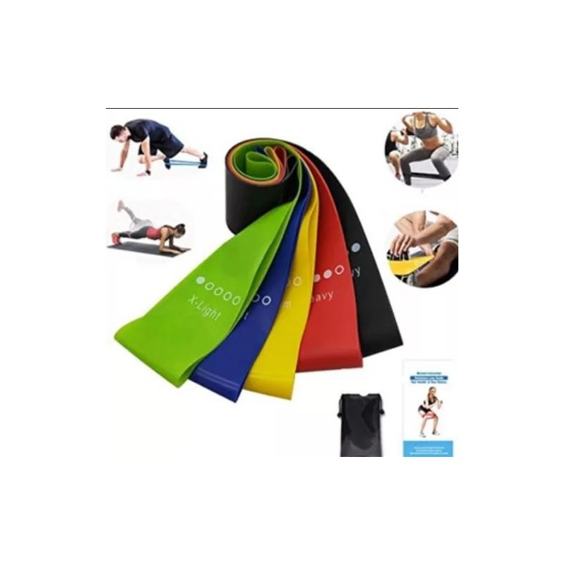 KIT BANDAS ELASTICAS CERRADAS X 5 UND