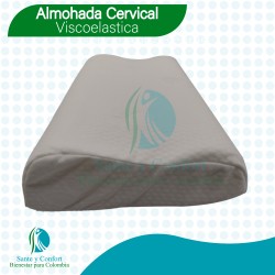almohada servical en espuma viscoelastica con memoria