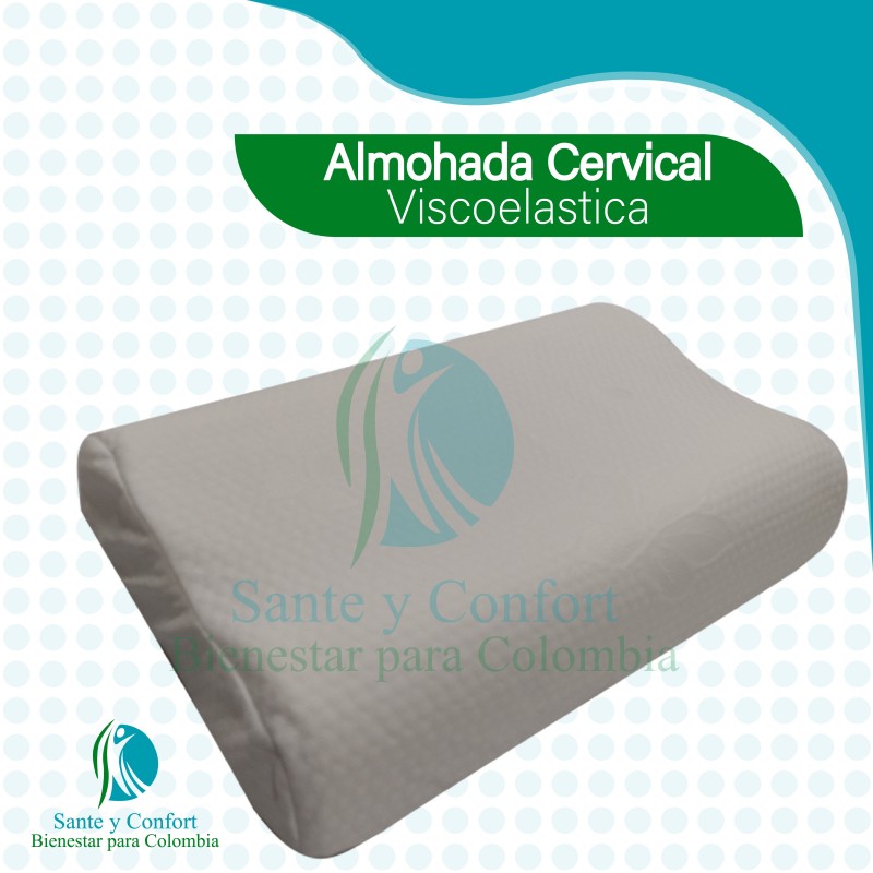 almohada servical en espuma viscoelastica con memoria