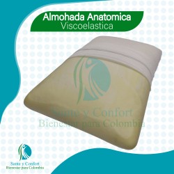 almohada anatomica viscoelastica con memoria