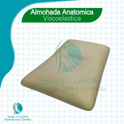 almohada anatomica viscoelastica con memoria