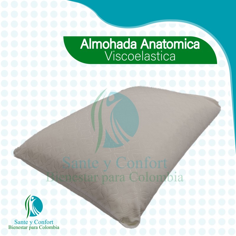 almohada anatomica viscoelastica con memoria