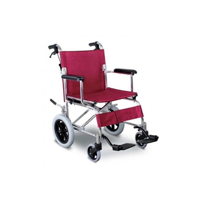 Silla de ruedas estandar cromada rin radio llanta maciza