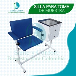 SILLA PARA TOMA DE MUESTRAS