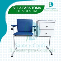 SILLA PARA TOMA DE MUESTRAS