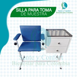 SILLA PARA TOMA DE MUESTRAS