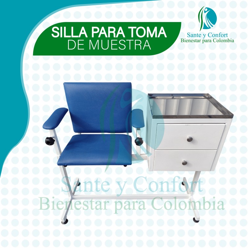 SILLA PARA TOMA DE MUESTRAS