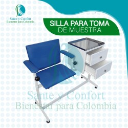 SILLA PARA TOMA DE MUESTRAS