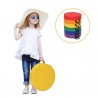 Cojines Redondos Impermeables para Niños con Empuñadura Ergonómicacon 6 Colores para Estimular la Creatividad