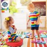 Cojines Redondos Impermeables para Niños con Empuñadura Ergonómicacon 6 Colores para Estimular la Creatividad
