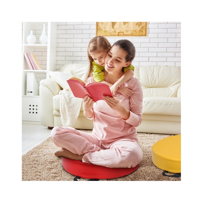 Cojines Redondos Impermeables para Niños con Empuñadura Ergonómicacon 6 Colores para Estimular la Creatividad