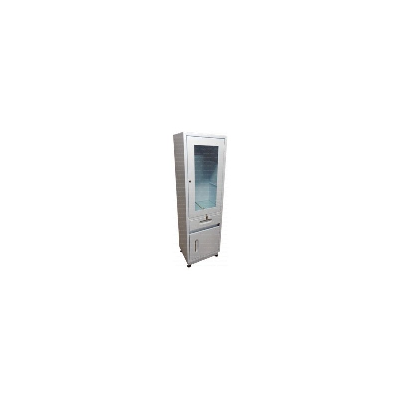 vitrina para instrumental de un cuerpo