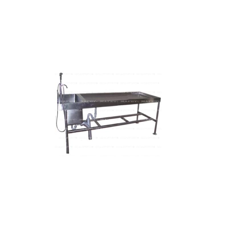 Mesa Necropsia Inox 200kg | Sante y Confort