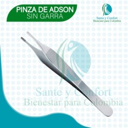 pinza adson sin garra