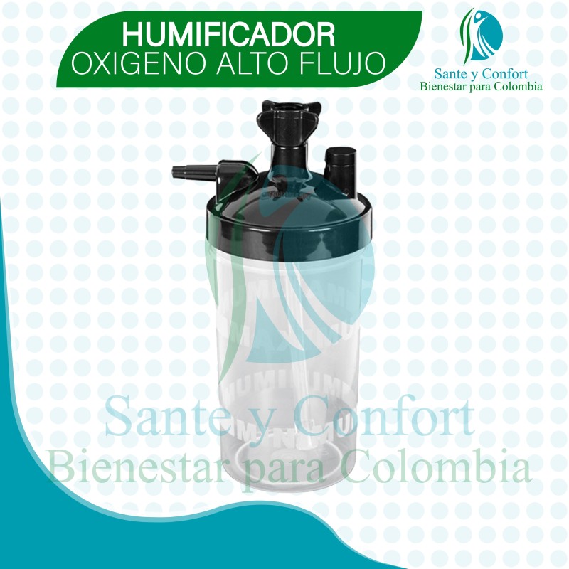 humidificador de oxigeno |Sante y Confort