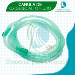 canula nasal alto flujo |Sante y Confort