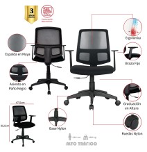 Silla de Oficina Ergonómica: Comodidad y Durabilidad para tu Espacio de Trabajo