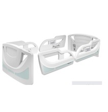 Barandas para Cama Hospitalaria ABS x4 Seguridad | Sante y Confort